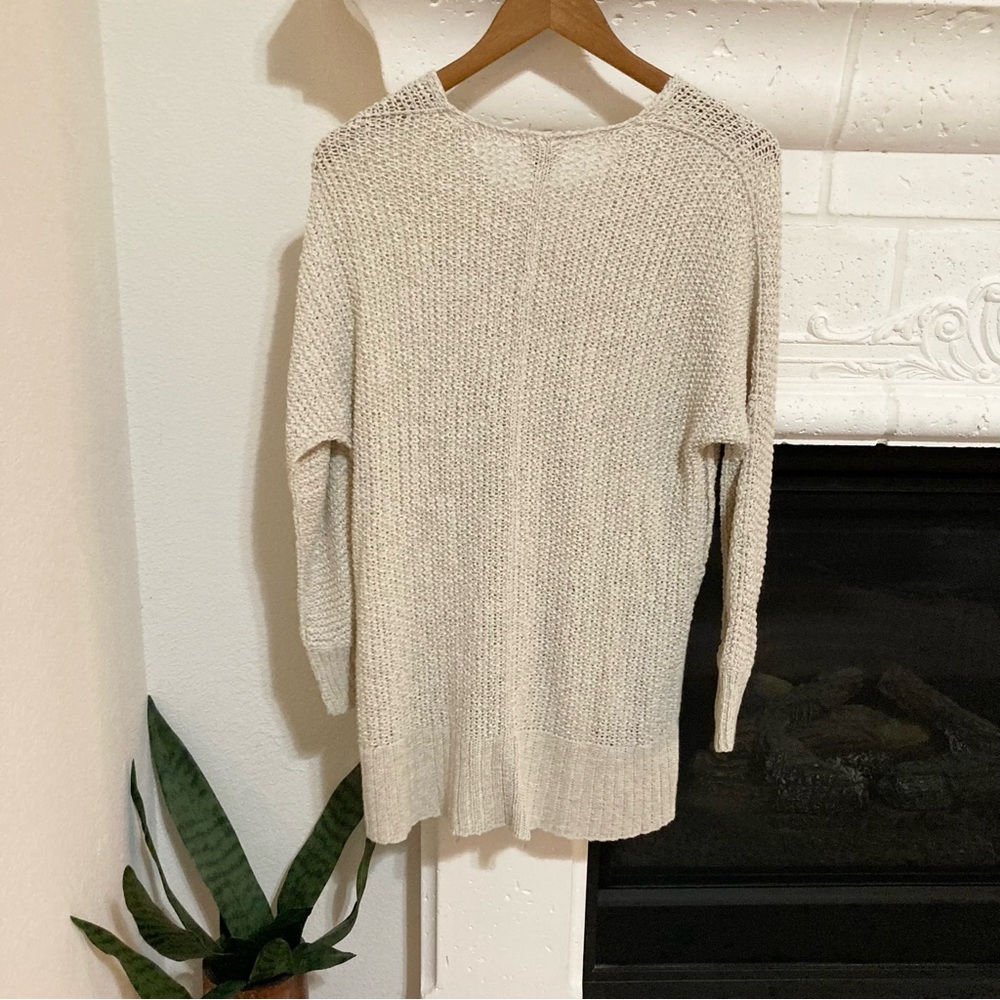 Universal Thread Cream Tan Sweater Tan Knit Woven Women’s Size XS - S Small - Picture 6 of 9